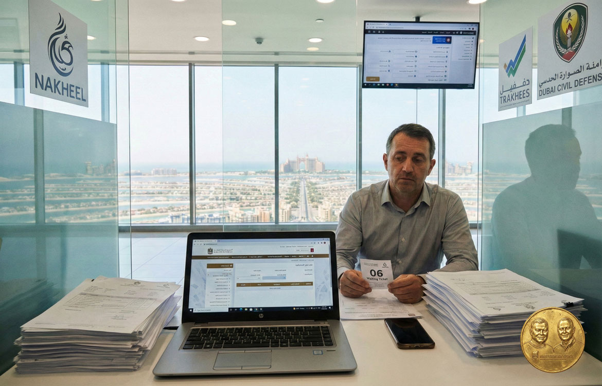 The Palm Jumeirah is an iconic Dubai location