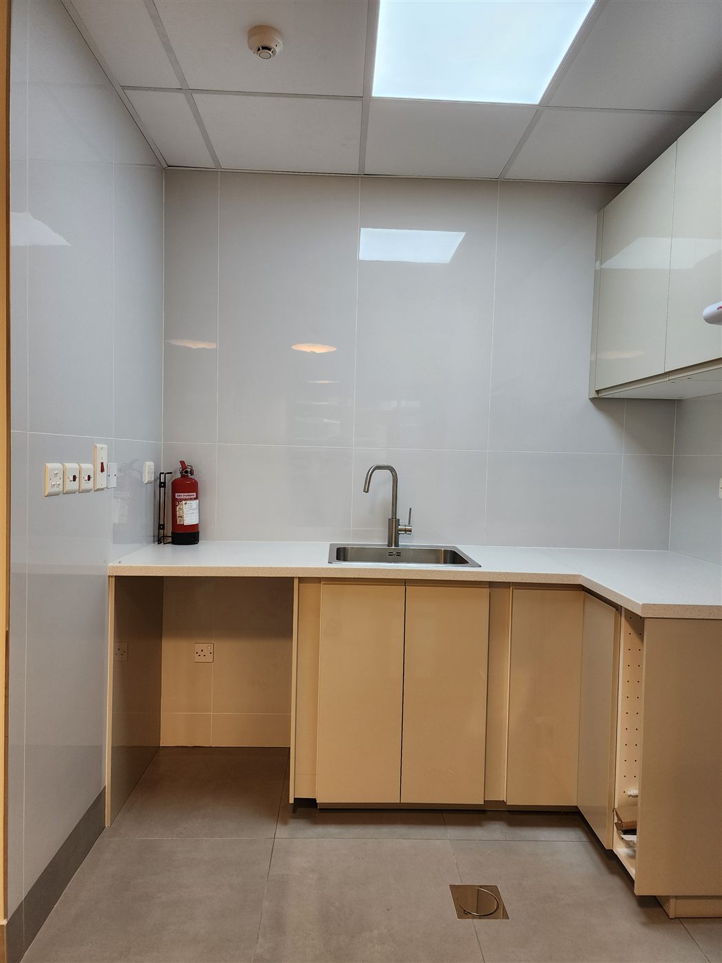 Kitchen front, after