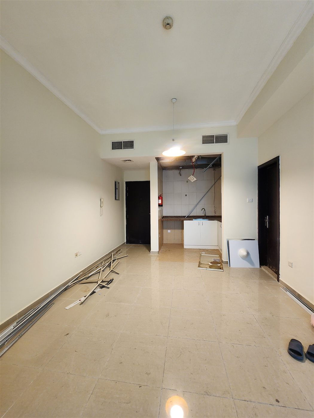 Living room before